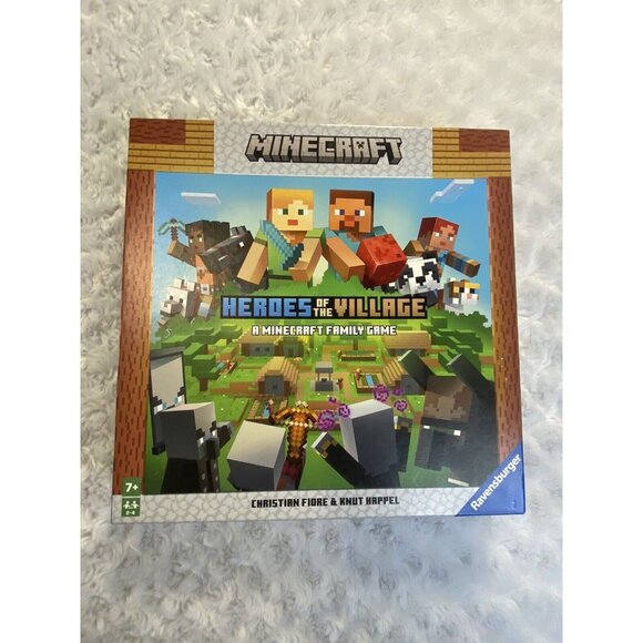 Minecraft - Heroes Of The Village Family Board Game by Ravensburger Brand New - Picture 1 of 7